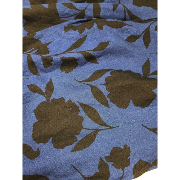 NWT Kate Spade New York Classic Rose Blue Black One Shoulder Jumpsuit Size 8 - Picture 4 of 7